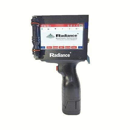 Radiance Handheld Thermal Inkjet Printer to Print MRP,Manufacturing Date,barcodes,QR Codes with a Height of Upto 12.7mm