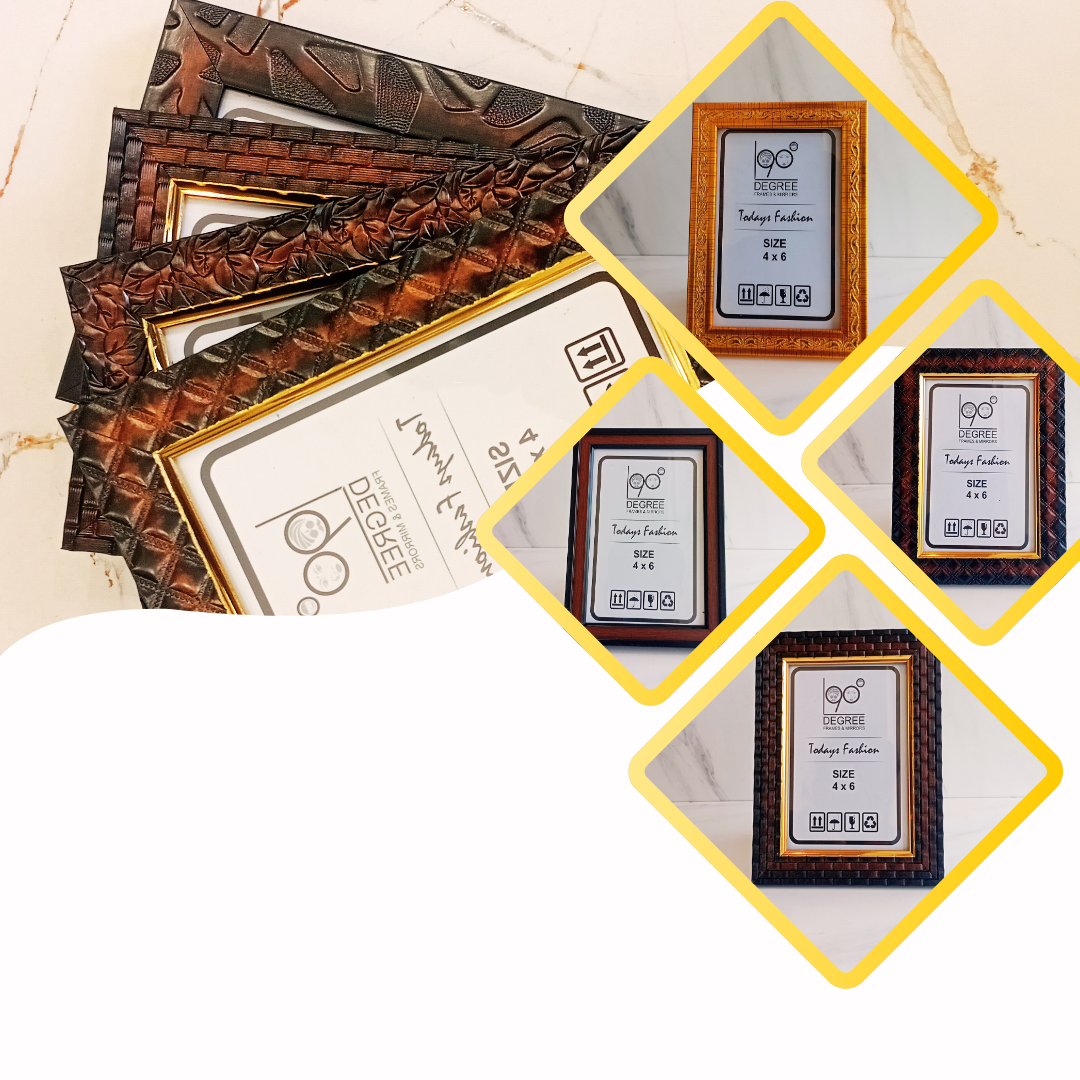 4" x 6" (1") Frame with Glass and MDF