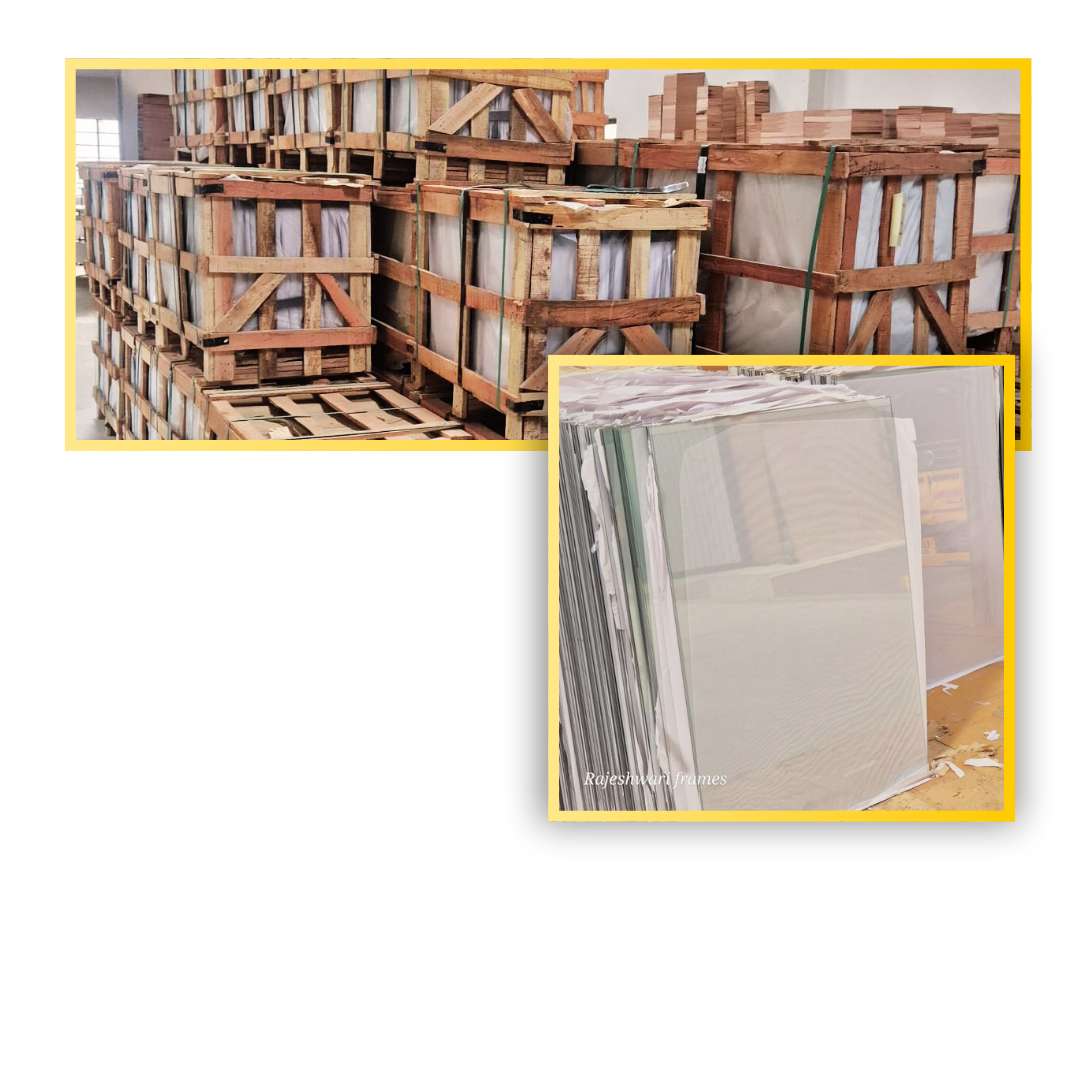 Glass and Mirrors - Rajeshwari Frames