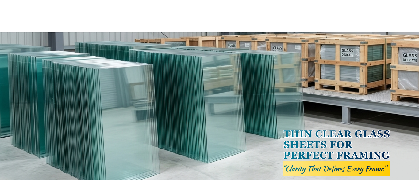 Thin Clear Glass Sheets for Perfect Framing1